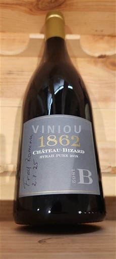 Valle del Rodano Grignan-les-adhémar Château Château-Bizard 1862 Syrah Pure 2018