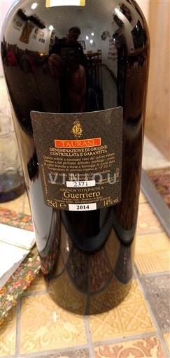 Campanie Taurasi Guerriero Vigna delle streghe riserva 2014