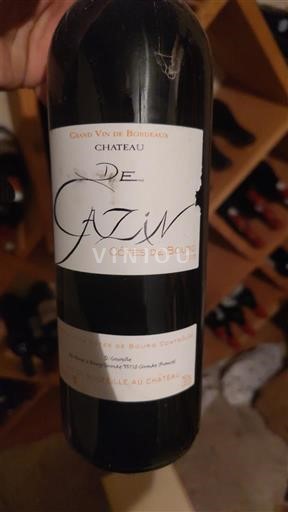 Bordeaux Côtes-de-bourg Château Gazin 2015