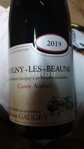 Borgoña Savigny-lès-Beaune Domaine Gaugey Ambre 2019