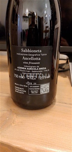 Emilia Azienda Agricola Breda Rosso del duca ancellotta 2025