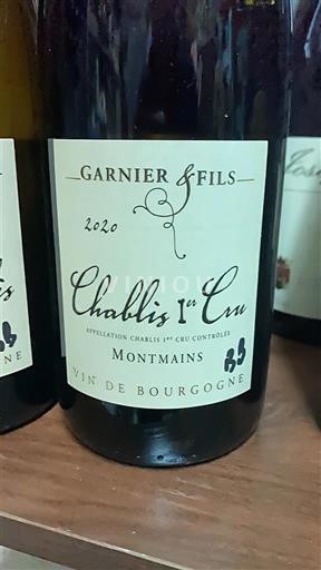 Borgoña No especificado Premier Cru Garnier & Fils Montmains 2020