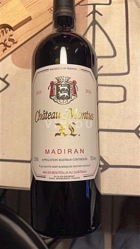 Sudoeste Madiran Domaine Montus Domaine Alain Brumont 32400 Maumusson XL 2016