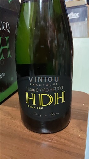 Champagne Sâm-panh Henri David-Heucq HDH Demi Sec Không niên vụ