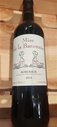 Burdeos Bordeaux Baron Philippe de Rothschild Mise de la Baronnìe 2022