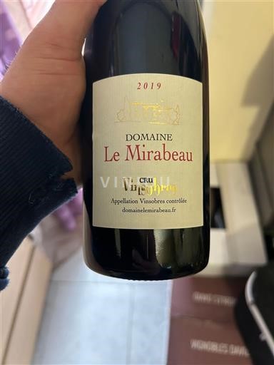 Rhônedalen Vinsobres Domaine Le Mirabeau 2019