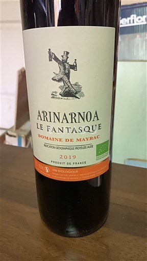 Languedoc ja Roussillon Aude Domaine Mayrac Arinarnoa Le Fantasque 2019