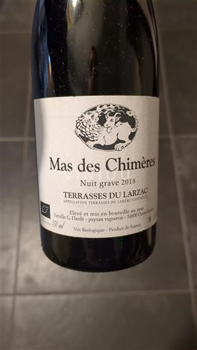Langvedok Terrasses-du-Larzac Mas des Chimères Nuit Grave 2018