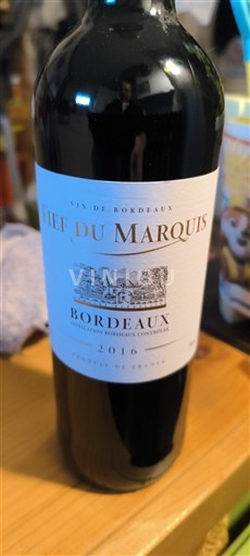 Burdeos Bordeaux Fief du Marquis 2016