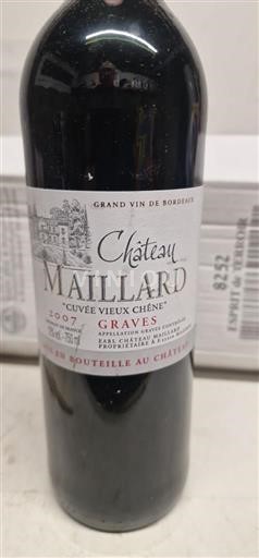 Bordeaux Graves Château Maillard Vieux Chêne 2007