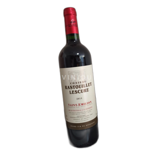 Bordeaux Saint-Émilion Château Rastouillet Lescure 2014