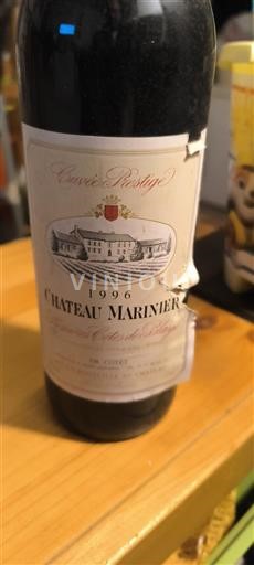 Bordeaux Bordeaux Supérieur Château Mariner Prestige 1996