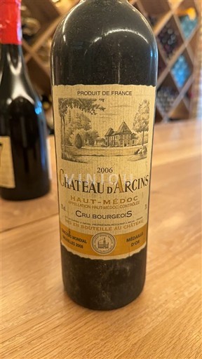 Bordoja Haut-Médoc Château Arcins 2006
