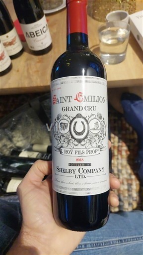Burdeos Saint-Émilion Gran Cru Grand Cru Roy Fils Prop Shelby Company Ltd. 2018