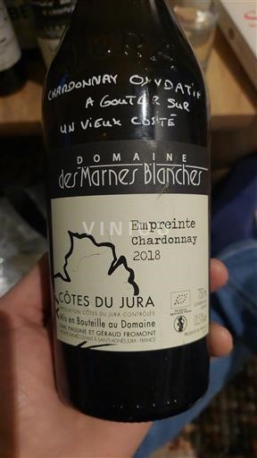 Jura Côtes-du-Jura Domaine S Marnes Blanches Empreinte Chardonnay 2018