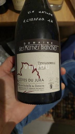 Jura Côtes-du-Jura Domaine S Marnes Blanches Trousseau 2018