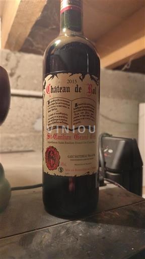 Bordeaux Saint-Émilion Grand Cru Grand Cru Château Rol 2015