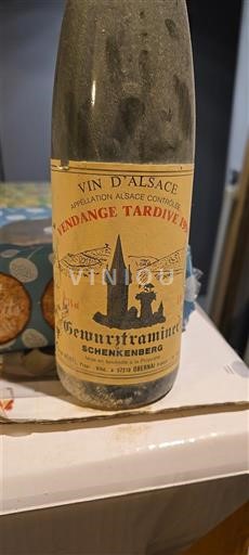 Alsácia Weibel et Fils VT Gewurztraminer Schenkenberg 1994