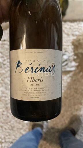 Languedoc Not Specified Domaine Bérénas l'Iberis 2009