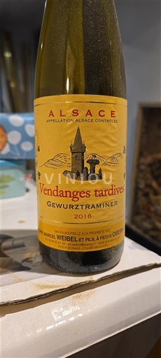 Alsácia Maurice Weibel et Fils Gewurztraminer 2016