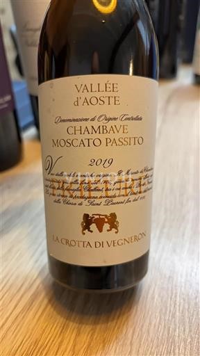 Valle d'Aosta Non specificato La Crotta di Vegneron Vallée d'Aoste Chambave Moscato Passito 2019