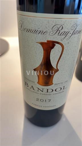 Provence Bandol Domaine Ray Jane 2017