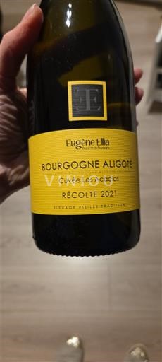 Vini Blanc sec Les Acacias Eugène Elia 2021 Francia Borgogna Borgogna Aligoté AOC