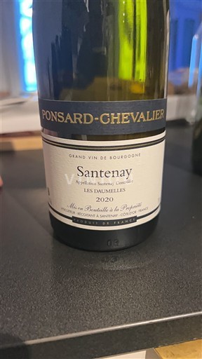 Borgoña Santenay Ponsard-Chevalier Les Daumelles 2020