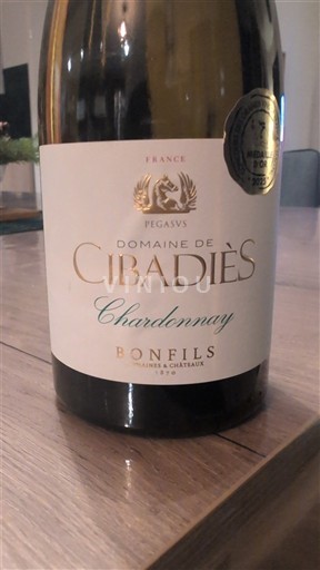 Languedoc y Rosellón País de Oc Domaine Cibadiès Chardonnay 2024