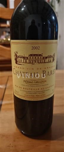 Burdeos Pessac-Léognan Château Baret 2002