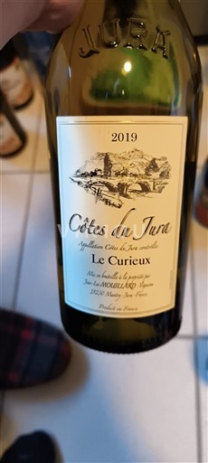 Jura Côtes du Jura Domaine La Mouillere Le Curieux 2019