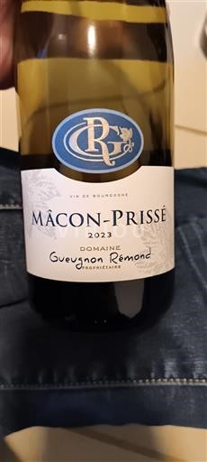 Borgoña Mâcon y Mâcon-villages Domaine Gueygnon Rémond 2023