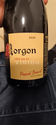 Beaujolais Morgon Pascal Brunet Côte du Py 2020