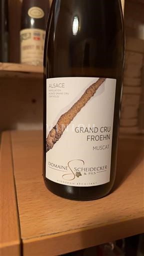 Alsace Muscat Grand Cru Domaine Scheidecker & Fils Grand Cru Froehn Muscat 2023