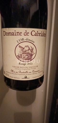 Rhône-dalen Ikke specificeret Domaine Cabridon L'OR-dinaire 2022