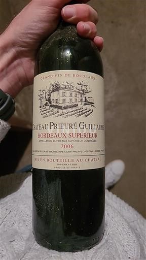 Bordeaux Bordeaux Supérieur Château Prieuré Guillaume 2006
