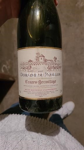 Vallée du Rhône Crozes-hermitage Domaine Pavillon 2007