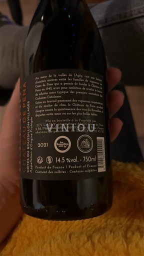 Roussillon Côtes du Roussillon Villages Château Pena 2021