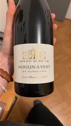 Beaujolais Moulin-à-vent Domaine Bel-Air Les Burdelines Ikke årgangsbestemt
