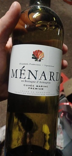 Sydvestfrankrig Côtes de Gascogne Domaine Ménard Marine Premium Ikke årgangsbestemt