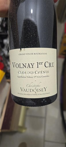 Burgundy Volnay Premier Cru Christophe Vaudoisey Clos des Chênes 2019