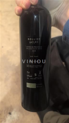 Provence Côtes de Provence Rollier Nature 2020