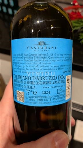Abruzzerne Trebbiano d'Abruzzo Castorani 2024