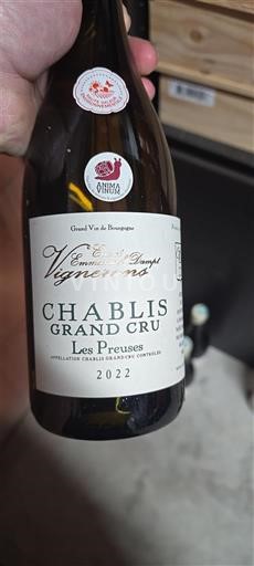 Borgogna Chablis Grand Cru Emmanuel Dampt Vigneron Les Preuses 2022
