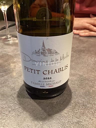 Vinos Blanc sec Domaine La Motte 2022 Francia Borgoña Petit-chablis AOC