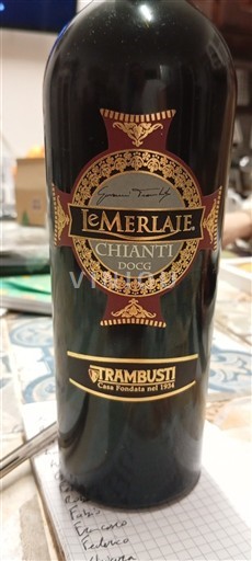 Toscana Chianti Trambusti Le Merlaie 2019