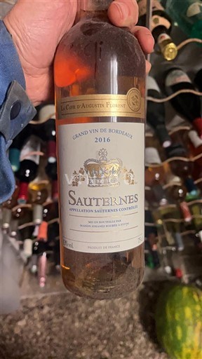 Bordéus Sauternes Clos d'Auguste Florient 2016