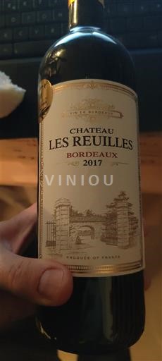 Burdeos Bordeaux Château Les Reuilles 2017
