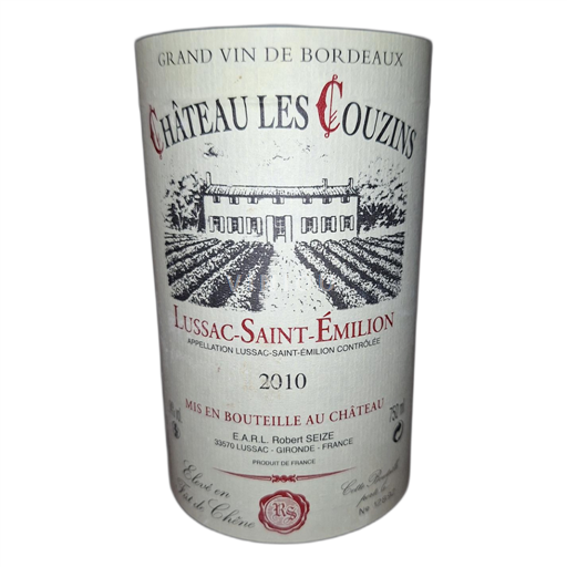 Bordeaux Lussac-saint-émilion Château Les Couzins 2010