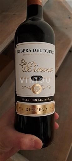 Castilië en León Ribera del Duero La Pinasa Selección Limitada Reserva 2016